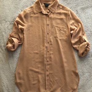 Sheer Sand Beige Top